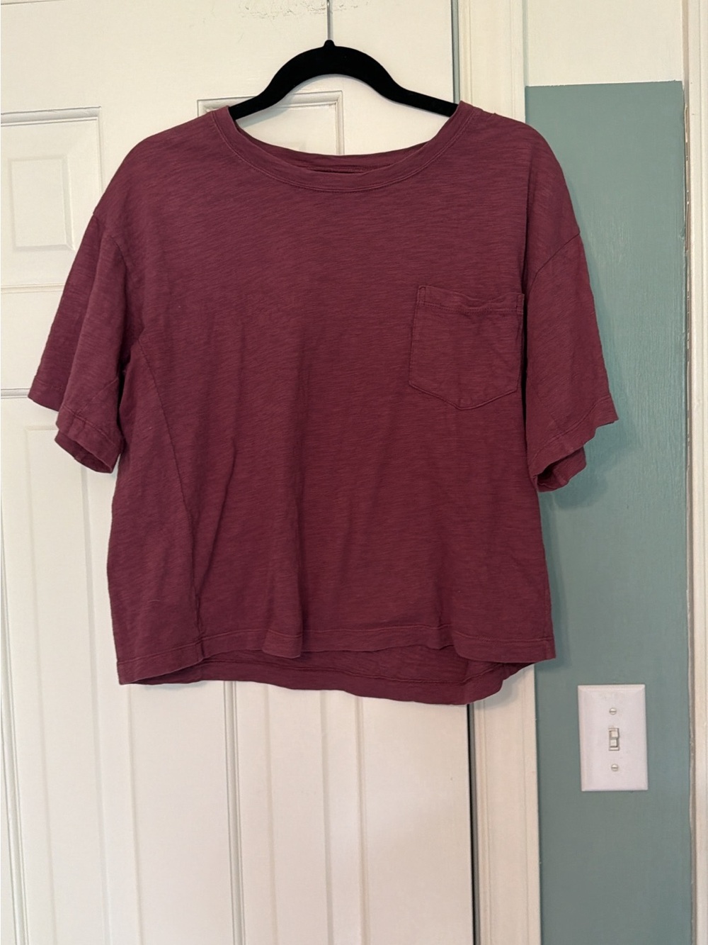 Madewell heavyweight cotton crop top